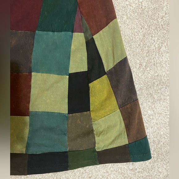 Jayli Hippie Skirt, Bohemian Style, Earthy Tones, Size Large - Picture 10 of 10